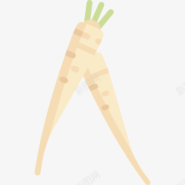 辣根水果和蔬菜15平的图标图标