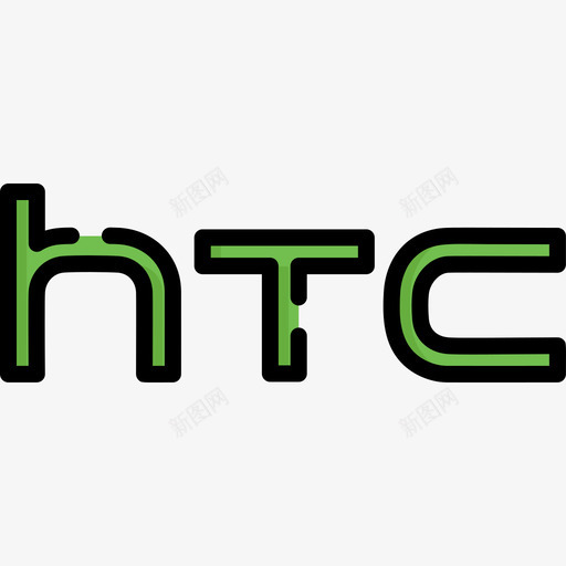 HTC技术标识线条颜色图标svg_新图网 https://ixintu.com HTC 技术标识 线条颜色