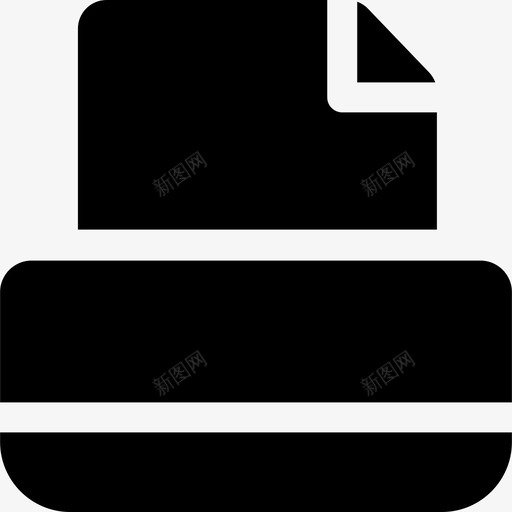 打印机思维25填充图标svg_新图网 https://ixintu.com 填充 打印机 设计思维25