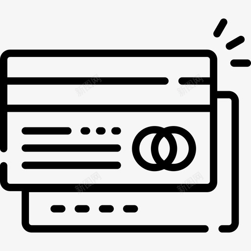信用卡网上购物33直系图标svg_新图网 https://ixintu.com 信用卡 直系 网上购物33