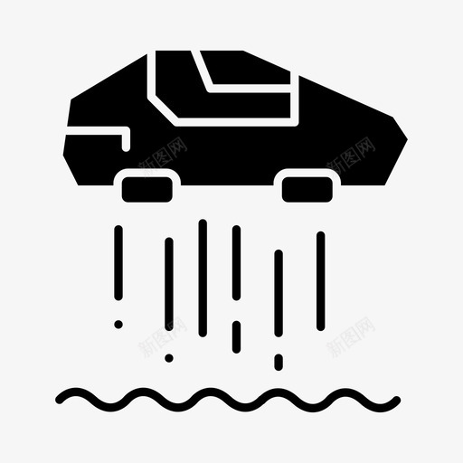 气垫车个人技术图标svg_新图网 https://ixintu.com 个人 技术 数字营销和技术 气垫车