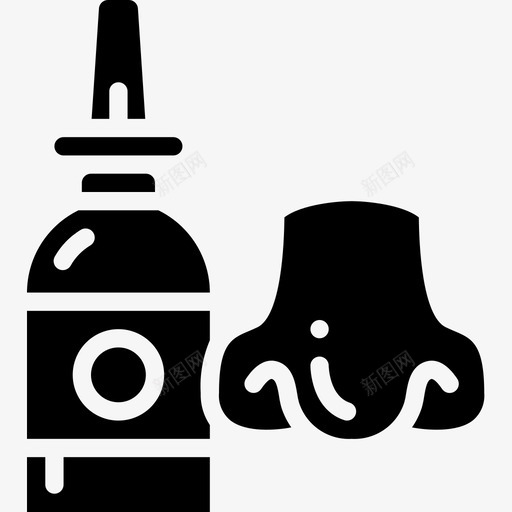 鼻喷雾剂莫比肯7号填充图标svg_新图网 https://ixintu.com 填充 莫比肯7号 鼻喷雾剂
