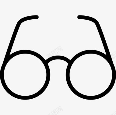 眼镜返校63直线型图标图标