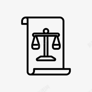 法律文件犯罪司法图标图标