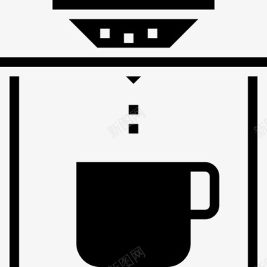 咖啡过滤器咖啡店72填充图标图标
