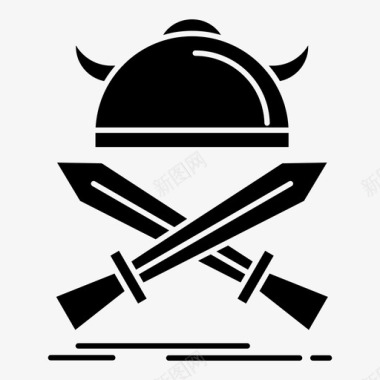 战斗徽章剑图标图标