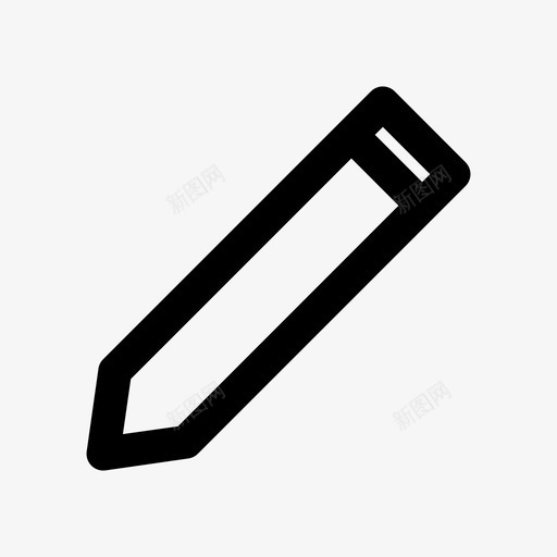 铅笔编辑写作图标svg_新图网 https://ixintu.com 写作 大众化 编辑 铅笔