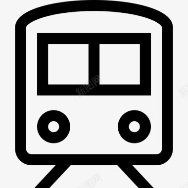 火车运输54直线图标图标