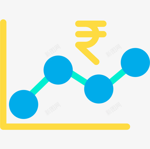 折线图业务239扁平图标svg_新图网 https://ixintu.com 业务239 扁平 折线图