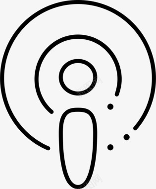 播客音频ipod图标图标
