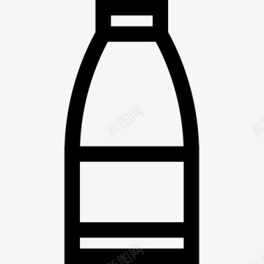 水瓶带走17个直线型图标图标
