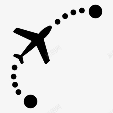 飞机空勤人员航空公司图标图标