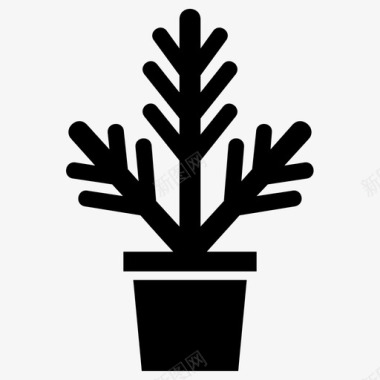 植物绿色植物盆栽植物图标图标