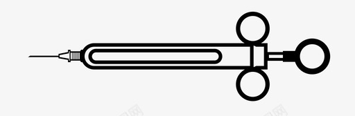 牙科注射器麻醉局部麻醉图标图标