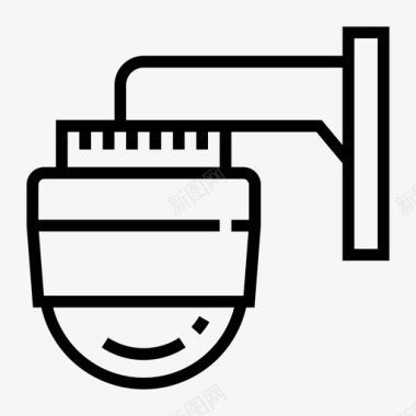 闭路电视摄像机城市元素图标图标