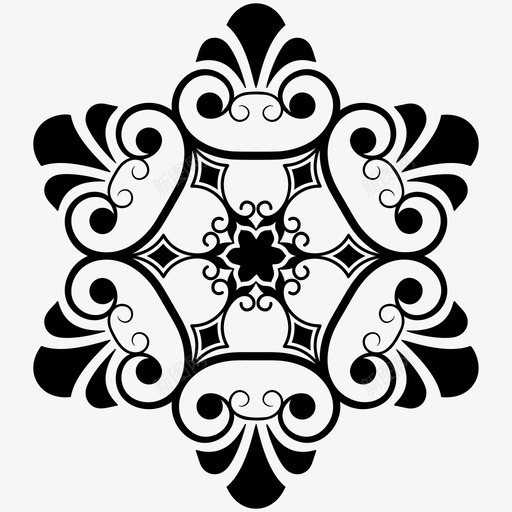 花卉边框经典框架图标svg_新图网 https://ixintu.com 不同风格的设计元素集合 刺绣设计 经典框架 花卉设计 装饰元素 边框设计
