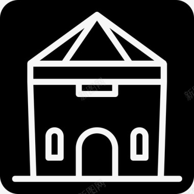房子小屋别墅图标图标