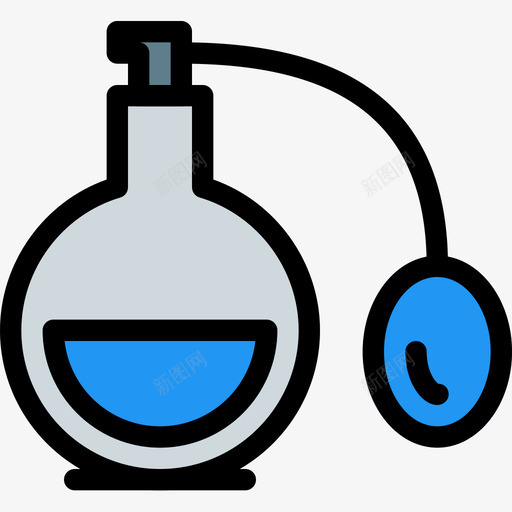 香水时尚12线性颜色图标svg_新图网 https://ixintu.com 时尚12 线性颜色 香水