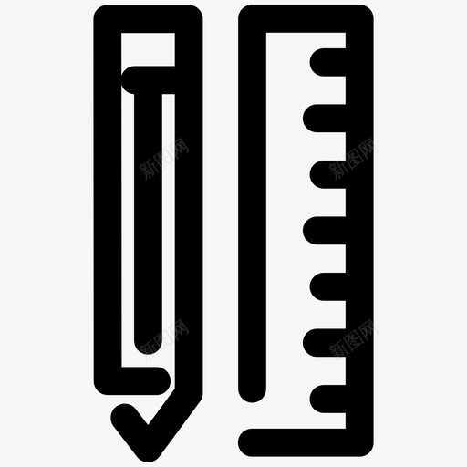 服务师铅笔图标svg_新图网 https://ixintu.com 工具 服务设计 杂项 设计师 设计服务 铅笔