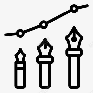 成长技能图形笔图标图标