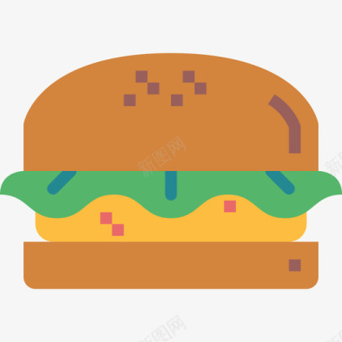 汉堡食品饮料5无糖图标图标