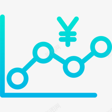 折线图业务241梯度图标图标