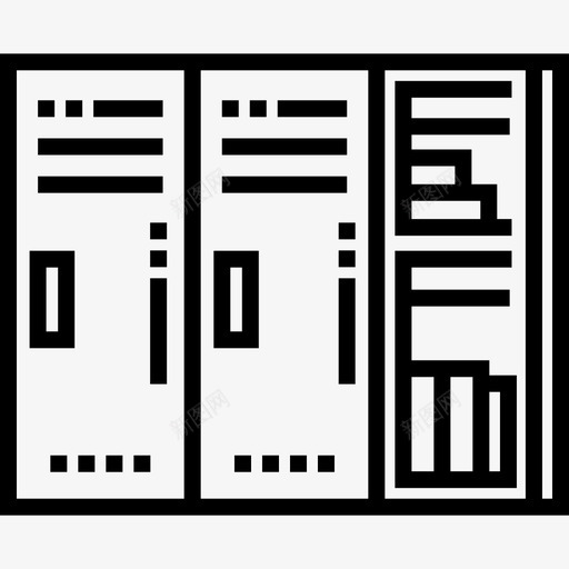 储物柜大学6线性图标svg_新图网 https://ixintu.com 储物柜 大学6 线性