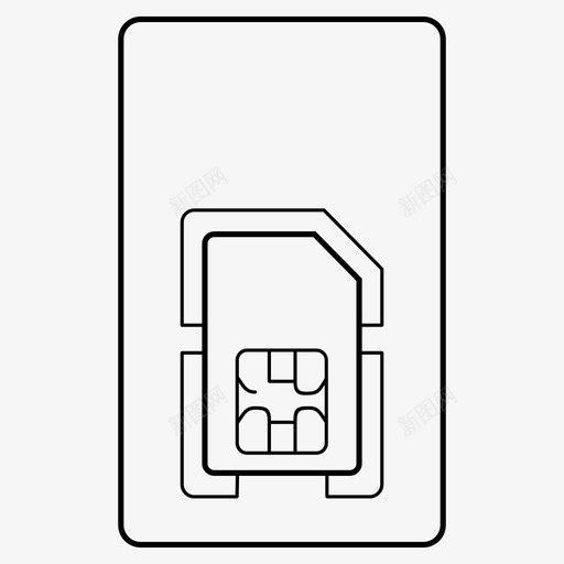 全球物联网sim卡购买手机网络图标svg_新图网 https://ixintu.com sim卡 全球物联网sim卡 手机网络 购买