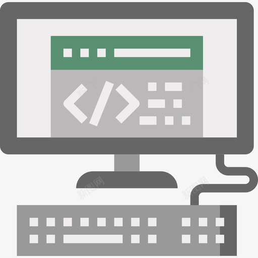 计算机项目规划2平面图标svg_新图网 https://ixintu.com 平面 计算机 项目规划2