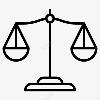 平衡平等公正图标图标