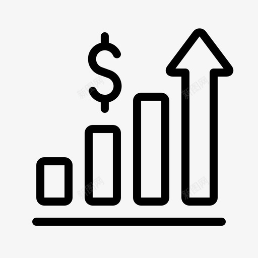 财务图表图表收入图标svg_新图网 https://ixintu.com 业务概要 图表 收入 财务图表 资金