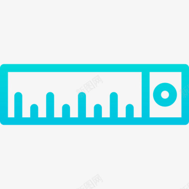 卷尺适合度78梯度图标图标