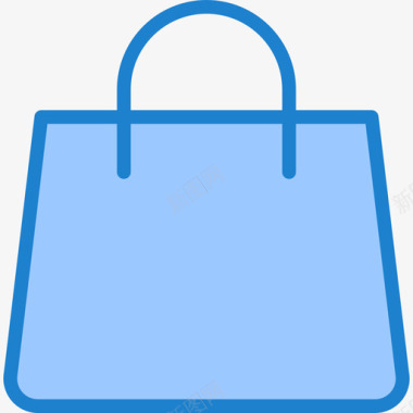 购物袋电子商务108蓝色图标图标