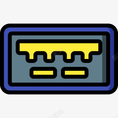 Usbpc组件5线性颜色图标图标