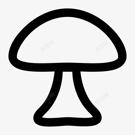 蘑菇农场绿色图标svg_新图网 https://ixintu.com 农场 植物 素食主义者 绿色 蔬菜 蘑菇