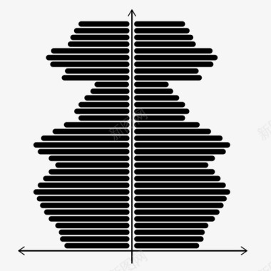 人口金字塔年龄比人口比图标图标