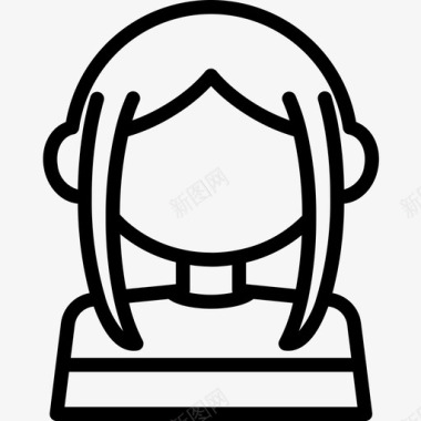 女孩阿凡达52直系图标图标