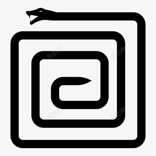 蛇方螺旋方形蛇图标图标icon免费下载 图标0juveqjwg 新图网 蛇方螺旋方形蛇图标图标icon免费下载 图标0juveqjwg 新图网