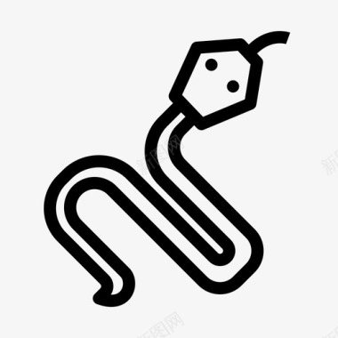 动物眼镜蛇印度图标图标