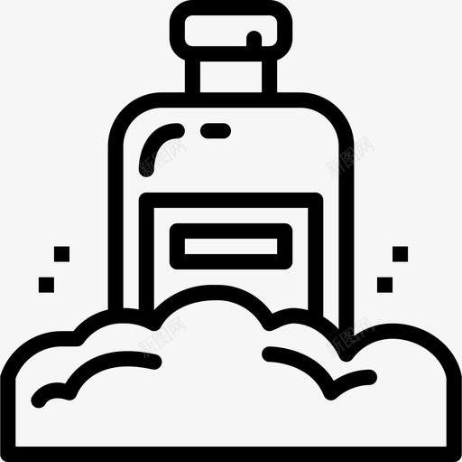 洗发水spa17线性图标svg_新图网 https://ixintu.com spa17 洗发水 线性