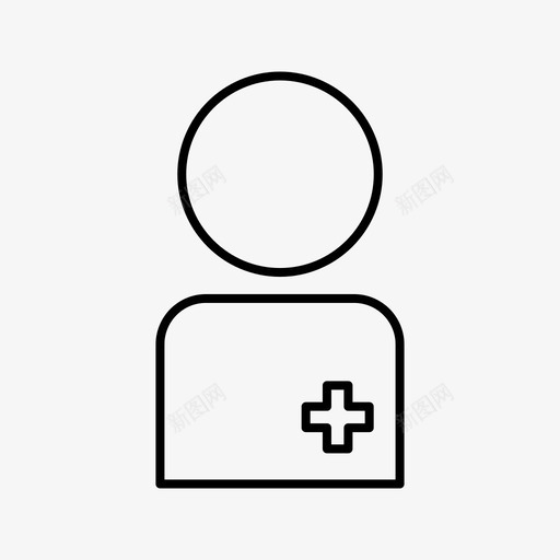 医生护理护士图标svg_新图网 https://ixintu.com 医生 医院线图标 护士 护理 病人