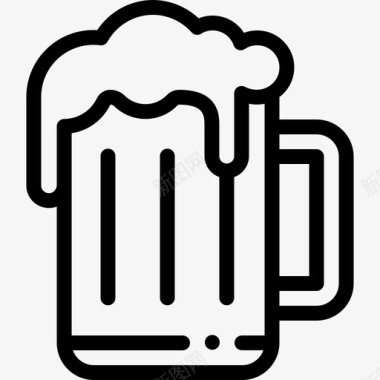 啤酒夏季派对19直系图标图标