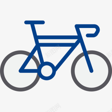自行车生态151平板图标图标