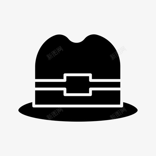帽子男人旅游业图标svg_新图网 https://ixintu.com 帽子 旅游业 澳大利亚独立日 男人