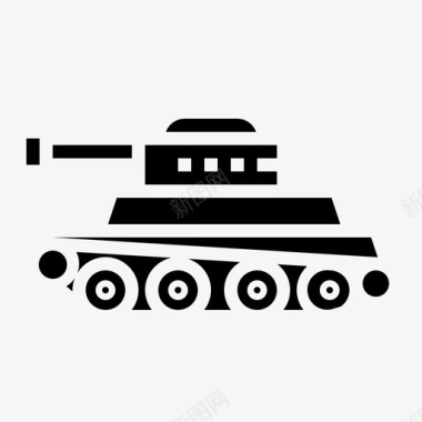 坦克军队军事图标图标