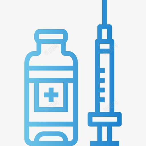 疫苗药剂学30梯度图标svg_新图网 https://ixintu.com 梯度 疫苗 药剂学30