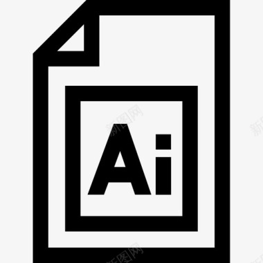 AdobeIllustrator平面47线性图标图标