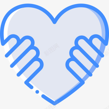 团结慈善28蓝色图标图标
