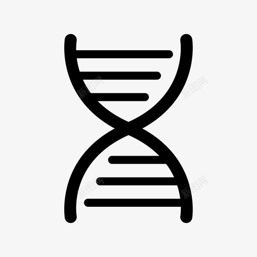 dna生物学基因图标svg_新图网 https://ixintu.com dna 基因 基因组 生物学 科学 螺旋