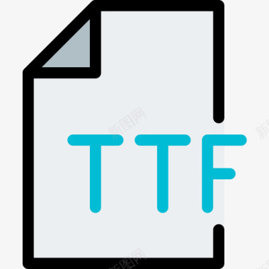 Ttf63号线性颜色图标图标